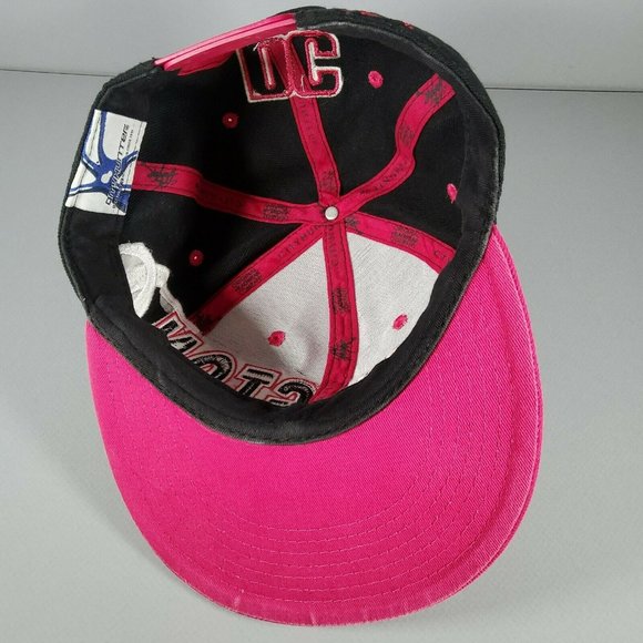 City Hunter Washington DC Snap Back Hat Black Magenta - Picture 6 of 11